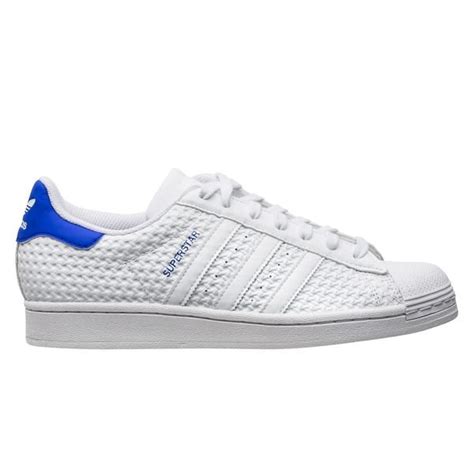 adidas superstar sneakers wit blauw maat 46